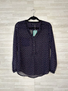 Camisa de tule estampada da Zara // P
