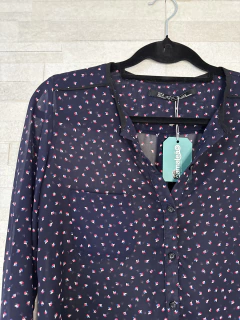 Camisa de tule estampada da Zara // P na internet