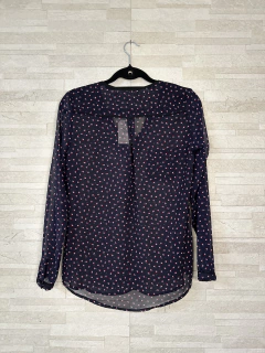 Camisa de tule estampada da Zara // P - loja online
