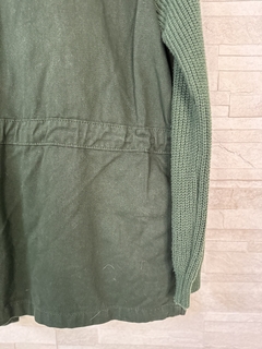 Jaqueta com manga de tricot // P