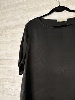 Blusa preta com glitter // GG na internet