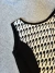 Vestido Evasê Branco e Preto - comprar online