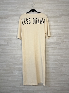 Vestido longo off white Zara
