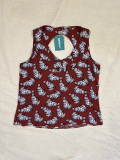 Blusinha regata estampada // P