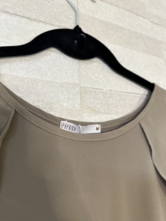 Blusa de chiffon de seda da Páprika - loja online