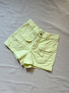 Conjunto jeans | shorts e jaqueta cropped // P - comprar online