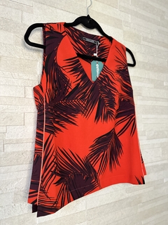 Blusa estampada da Shoulder // P - Camaleão Moda Sustentável