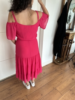Vestido romântido midi
