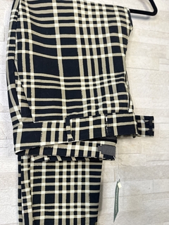 Calça xadrez da A. Brand // 42 - comprar online