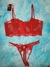 Conjunto con corset rojo - comprar online