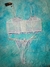 conjunto con corset blanco con violeta - comprar online