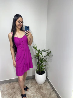 VESTIDO CURTO DE ALÇA REGULAVEL