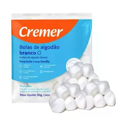 ALGODAO CREMER BOLA 50g BRANCO