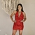 Vestido Lentejuelas Rojo