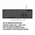 Teclado com Fio Iluminação Led Slim TM700 USB Multilaser - TC268 na internet