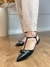 SAPATILHA SLINGBACK NAPA PRETO - comprar online