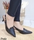 SLINGBACK SALTO 5 CM PRETO