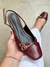 SLINGBACK CONFORT MARSALA na internet