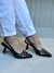 SLINGBACK SALTO 6 CM PRETO