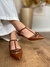 SAPATILHA SLINGBACK NAPA MARROM na internet