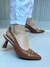 SLINGBACK SALTO 6 CM CARAMELO na internet