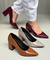 SCARPIN VERNIZ SALTO BLOCO 6 CM