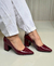 SCARPIN VERNIZ SALTO BLOCO 6 CM - comprar online