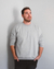 BUZO UNISEX GRIS MELANGE en internet