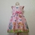 Vestido Skye e Everest borboletas rosa