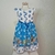 vestido infantil Chase azul branco - comprar online