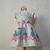 vestido infantil galinha pintadinha azul bebê