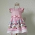 Vestido infantil minnie confeiteira rosa