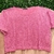 Crooped camiseta com brilhos