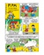 Interior del libro “Pippi llega a Villa Villekulla” (novela gráfica) de Astrid Lindgren