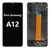 Para Samsung A12 A125 Tela Frontal Lcd Display Aro Original