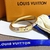 lindo bracelete louis vuitton em aço titanio e madrepérola não desbota e não enferruja - comprar online