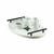 Bandeja Para Servi Café Decorativa da Manhã Escritório 46x26 Cor:Branco;Cor Alça:Preto Fosco - comprar online