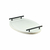 Bandeja Para Servi Café Decorativa da Manhã Escritório 46x26 Cor:Branco;Cor Alça:Preto Fosco - HART INTERIORES