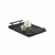 Bandeja Cantinho do Café Decorativa Para Servir Bebidas 28x40 Cor:Preto Fosco;Cor Alça:Preto Fosco - loja online