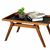 Mesa De Centro Para Sala Madeira Maciça Decorativa Mesinha Auxiliar Escritório Casa Moderna - HART INTERIORES