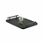 Bandeja Cantinho do Café Decorativa Para Servir Bebidas 28x40 Cor:Preto Fosco;Cor Alça:Preto Fosco - HART INTERIORES