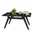 Mesinha De Centro Madeira Maciça Para Sala Estar Decorativa Mesa Lateral Casa Escritório Mesa Canto Moderna - comprar online