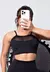 Top Fitness Detalhe Transparente Cropped | REF: LX118 - Treine Linda 