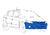 PARACHOQUE DIANTEIRO VOLKSWAGEN GOL G5 2009/2013 (FURO FAROL AUXILIAR) (NOVO) - loja online