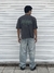 REMERA HAARLEM OVERSIZE MONDAY GRIS WASH - tienda online