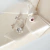 Arete Teléfono Zirconia Blanca y Flor P925 - comprar en línea
