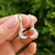 Arete Huggies Luna Colgante Plata 925 - comprar en línea