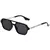 Moda Geométrico C.A. Protección UV400 Cuadrado Fotograma Completo Gafas De Sol Mujer en internet