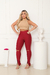 calca bandagem skinny com rasgo no joelho - loja online