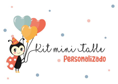 Kit Digital - Mini Table Personalizado